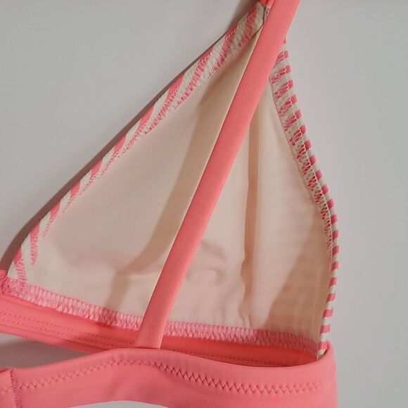 Solid & Striped Hot Pink Bikini Top Size M - Picture 4 of 10
